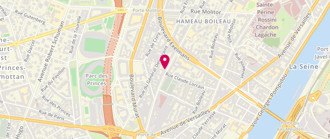 Plan de Ksc, 78 Rue Michel Ange, 75016 Paris