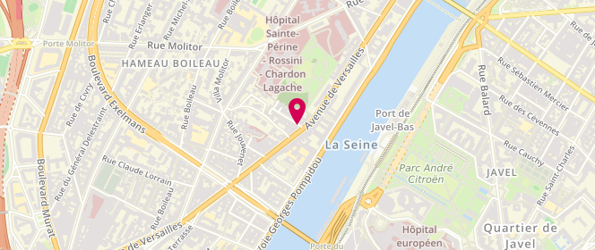 Plan de Boulangerie Sainte Perine, 118 avenue de Versailles, 75016 Paris