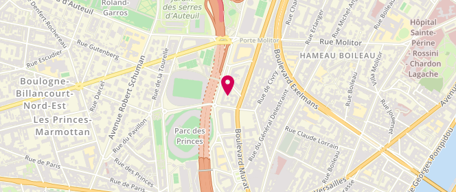 Plan de Le Petit Prince, 56 Boulevard Murat, 75016 Paris