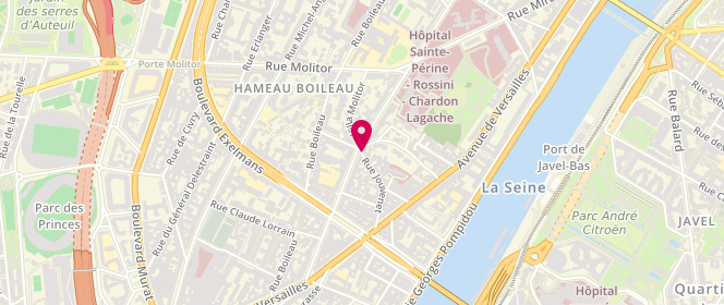 Plan de Giovanni, 49 Rue Chardon Lagache, 75016 Paris