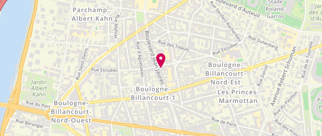 Plan de Saines Saveurs, 44 Rue Escudier, 92100 Boulogne-Billancourt