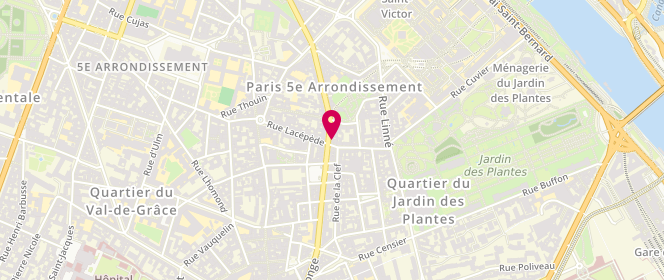 Plan de SARL Gregoire, 69 Rue Monge, 75005 Paris
