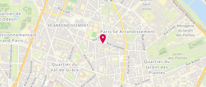Plan de Boulangerie Patisserie Yvan, 16 Rue Mouffetard, 75005 Paris