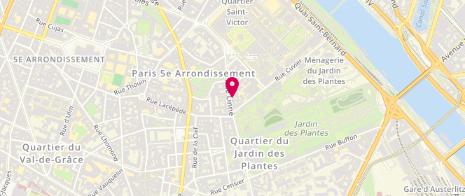 Plan de Au Petit Delice, 6 Rue Linné, 75005 Paris