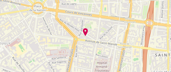 Plan de La Boulang', 15 Rue du Rendez-Vous, 75012 Paris