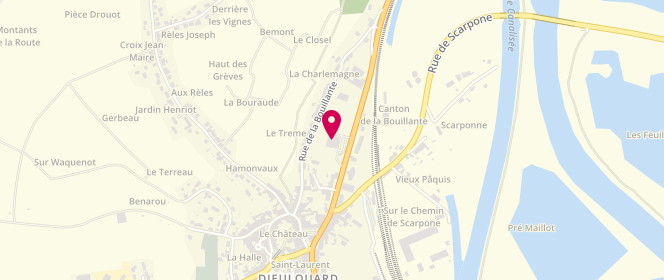 Plan de Carrefour Contact, 1 Avenue du Général de Gaulle, 54380 Dieulouard