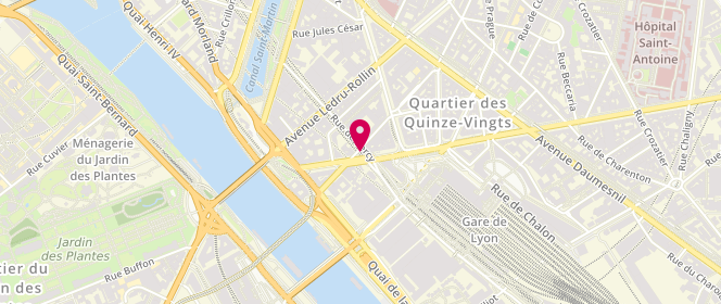 Plan de Ek-Diderot, 13 Boulevard Diderot, 75012 Paris