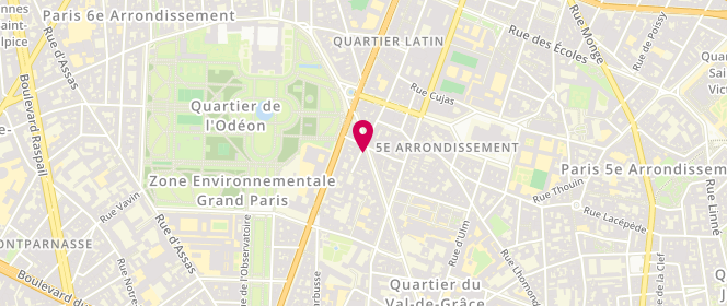 Plan de Piccadis, 8 Rue Gay-Lussac, 75005 Paris
