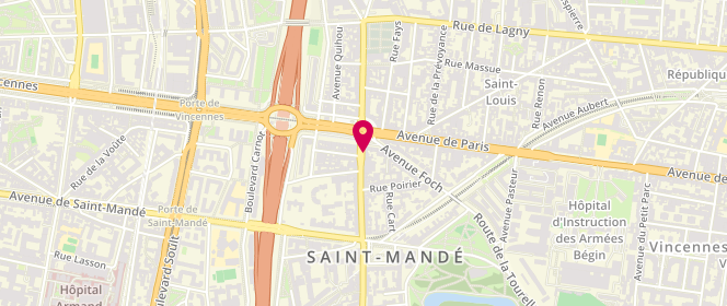 Plan de Golosita, 3 Avenue General de Gaulle, 94160 Saint-Mandé