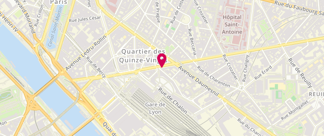 Plan de Boulangerie Maison Ménier, 30 Boulevard Diderot, 75012 Paris