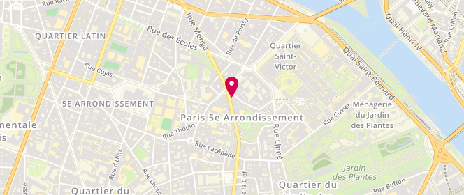 Plan de Boulangerie Pâtisserie Maison Gaumer, 31 Rue Monge, 75005 Paris