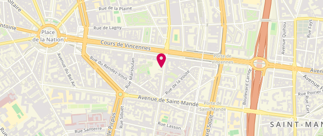 Plan de Au Blé d'Or, 83 avenue Du Dr Arnold Netter, 75012 Paris