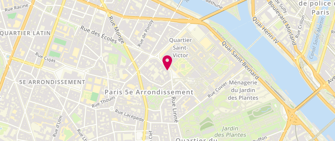 Plan de L'Escale Douceur, 23 Rue Jussieu, 75005 Paris