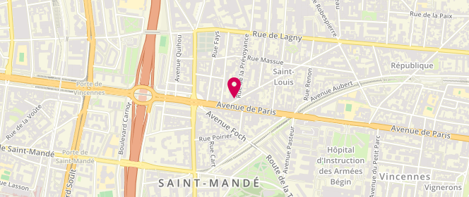 Plan de Boulangerie de la Prevoyance, 56 Rue des Laitières, 94300 Vincennes
