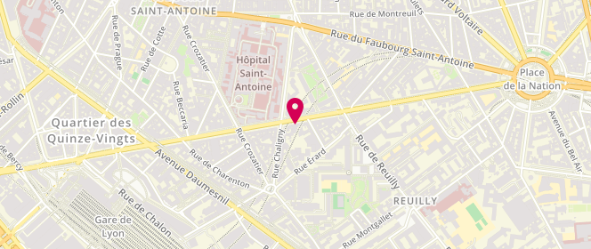 Plan de B&S Diderot, 92 Boulevard Diderot, 75012 Paris