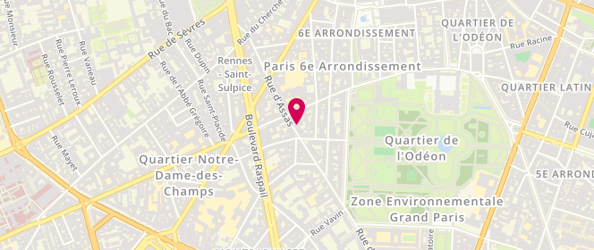 Plan de La Boulangerie d'Assas, 31 Rue d'Assas, 75006 Paris
