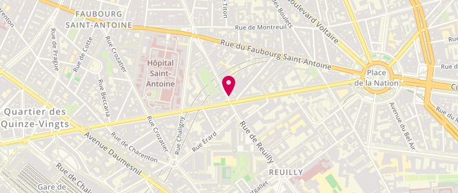 Plan de Festival des Pains, 33 Rue de Reuilly, 75012 Paris