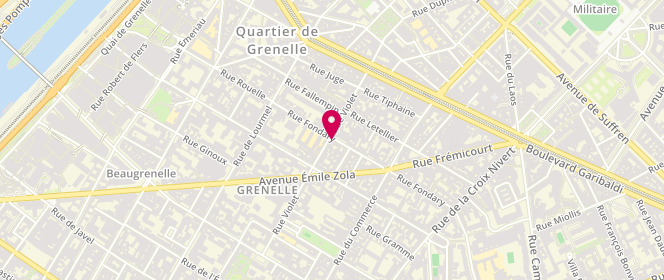 Plan de Tartempion, 35 Rue Violet, 75015 Paris