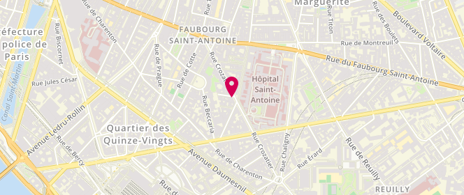 Plan de La Royale, 45 Rue Crozatier, 75012 Paris