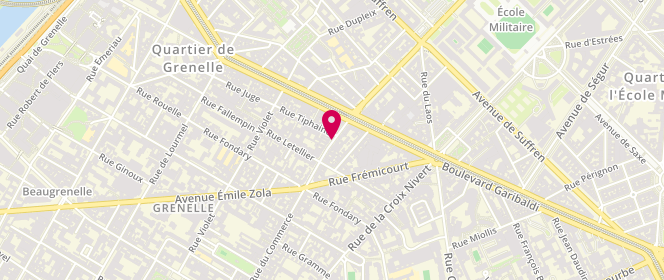 Plan de Ernest & Valentin, 10 Rue du Commerce, 75015 Paris