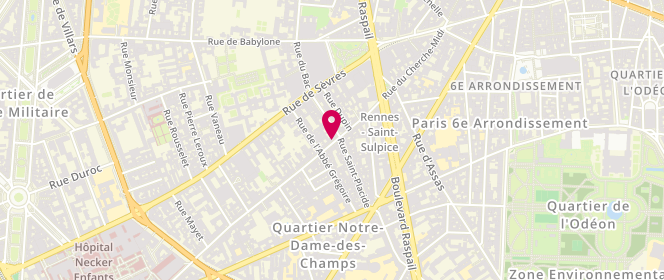 Plan de Maison du Pain, 58 Rue du Cherche-Midi, 75006 Paris
