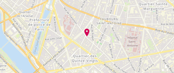 Plan de Boulangerie Bo, 85 Bis Rue de Charenton, 75012 Paris