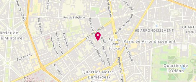 Plan de Tante Mich, 18 Rue Saint-Placide, 75006 Paris