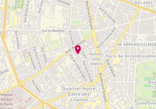 Plan de Boulangerie du Marche, 18 Rue Saint-Placide, 75006 Paris