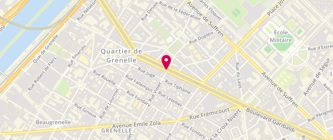 Plan de Violette, 2 Rue Violet, 75015 Paris