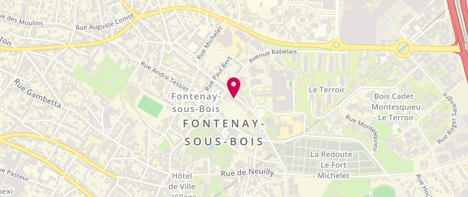 Plan de Le fournil de la redoute, 161 Boulevard Gallieni, 94120 Fontenay-sous-Bois