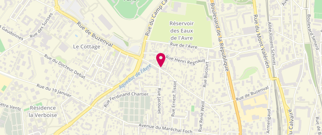 Plan de Le Moulin de Buzenval, 84 Rue de Buzenval, 92210 Saint-Cloud