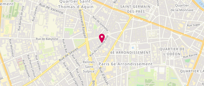 Plan de Boulangerie Poilâne, 8 Rue du Cherche-Midi, 75006 Paris