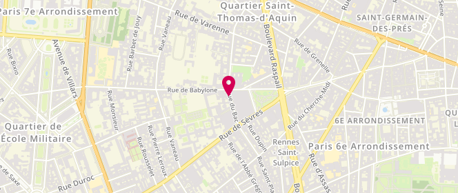 Plan de Chocolat Foucher, 134 Rue du Bac, 75007 Paris