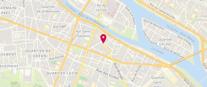 Plan de BERTRAND'S Paris Notre-Dame, 10 Rue Lagrange, 75005 Paris
