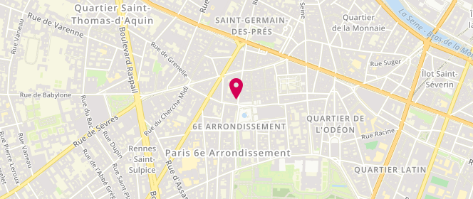 Plan de Pierre Herme, 72 Rue Bonaparte, 75006 Paris