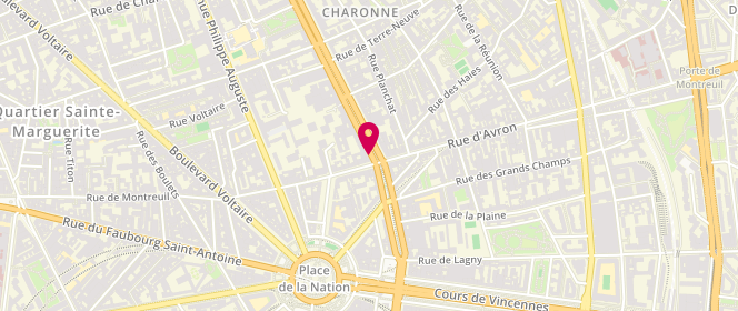 Plan de S.N.S, 35 Boulevard Charonne, 75011 Paris