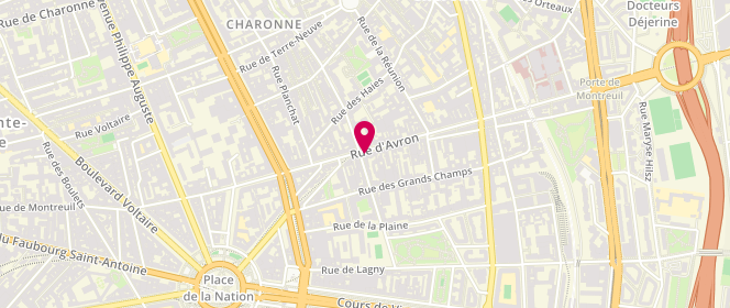 Plan de Sanabile, 32 Rue d'Avron, 75020 Paris