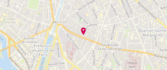 Plan de Bopain, 8 Rue de Charonne, 75011 Paris