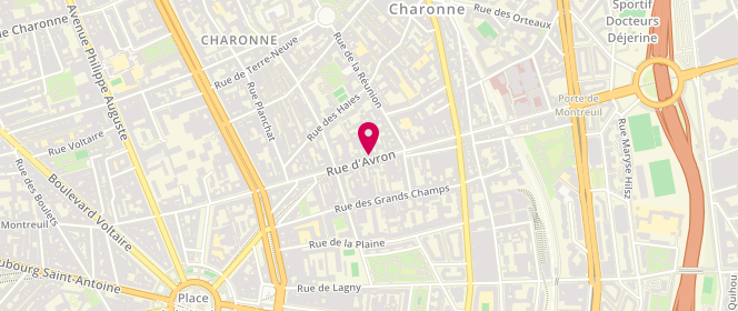 Plan de Khouildi Mohamed, 57 Rue Avron, 75020 Paris