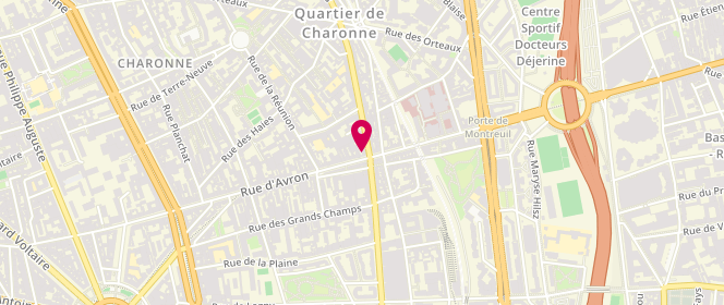 Plan de Magali, 95 Rue d'Avron, 75020 Paris