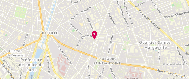 Plan de La Boulangerie de Jeanne, 109 Avenue Ledru Rollin, 75011 Paris
