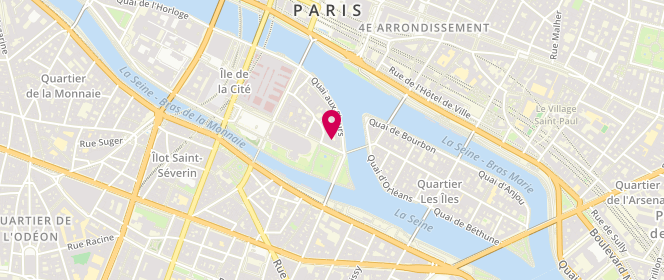 Plan de La Flânerie Notre Dame, 4 Rue du Cloitre Notre Dame, 75004 Paris