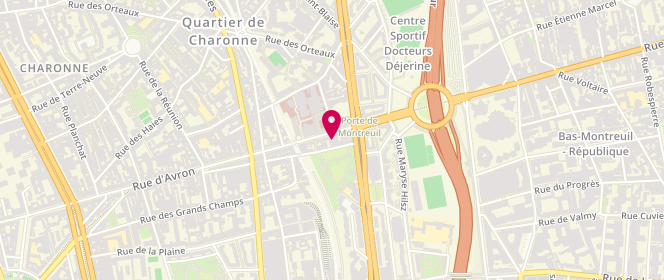 Plan de Les Saveurs d'Orient, 140/142 Rue D&#039;Avron, 75020 Paris