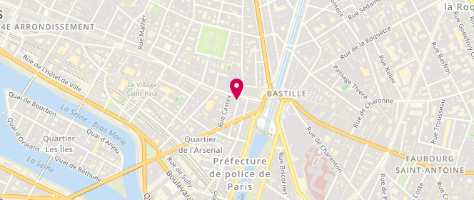 Plan de La Bastille du 11 St A, 11 Rue Saint Antoine, 75004 Paris