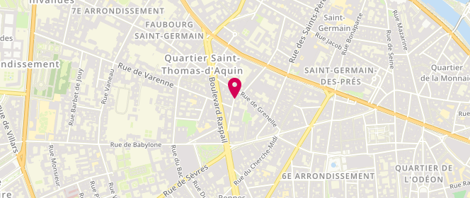 Plan de Boulangerie 4Bis Rue des Ecoles, 1Bis Rue de la Chaise, 75007 Paris