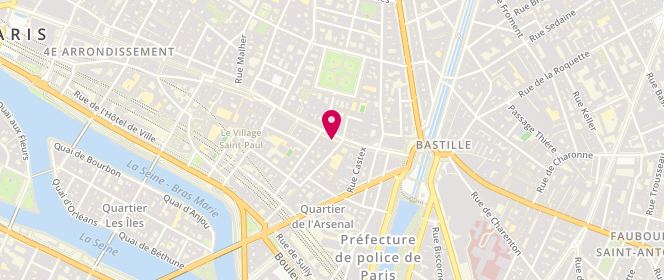 Plan de Boulangerie Saint Antoine, 29 Rue Saint Antoine, 75004 Paris