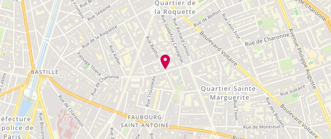 Plan de La Baguette de Paris, 2 Rue Basfroi, 75011 Paris