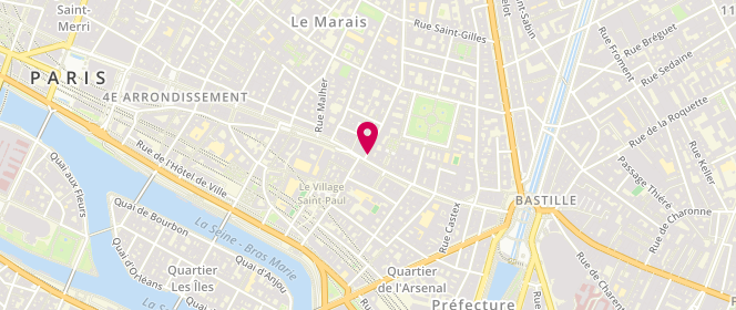Plan de L&M Turenne, 2 Rue de Turenne, 75004 Paris