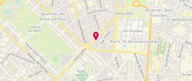 Plan de BRETTEAU Sébastien, 31 avenue de la Motte-Picquet, 75007 Paris