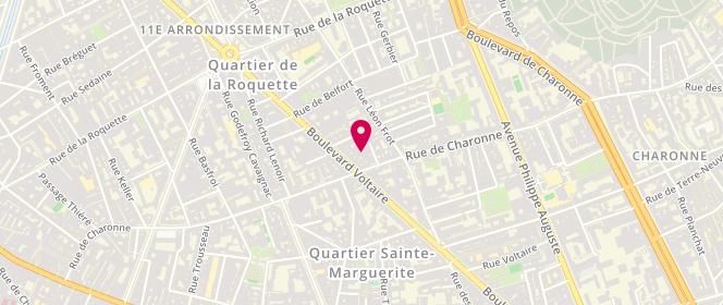 Plan de Maison Landemaine Avec David Devant, 121 Rue de Charonne, 75011 Paris
